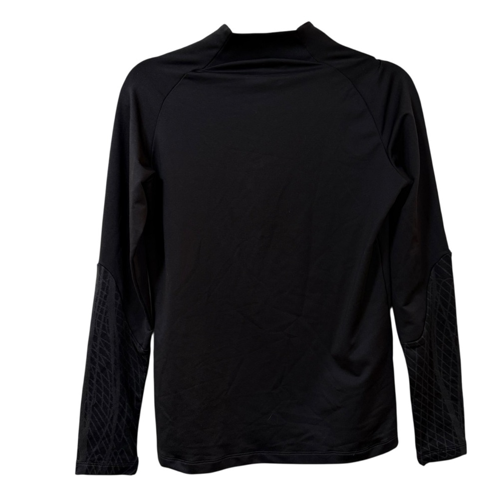 Nike Men's Dri Fit 1/4 zip pullover black XL slim fit performance - Picture 3 of 8